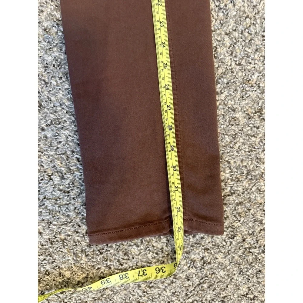 Paige Federal Pants Mens 30 Brown Stretch Chino Casual Designer 30x33